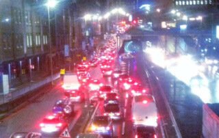 Queensway Tunnel Traffic Jam - photo by Craig Hamilton