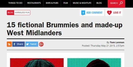 Brummie Warhol illo by Tom Lennon