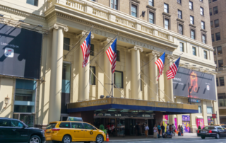 Photo of the former Hotel Pennsylvania, NYC, taken in 2018