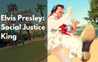 Elvis Presley impersonator in Las Vegas